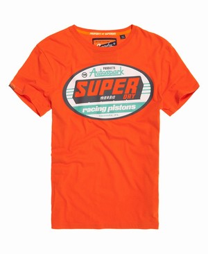 Superdry Heritage Classic Lite Férfi Pólók Narancssárga | TRONE5376